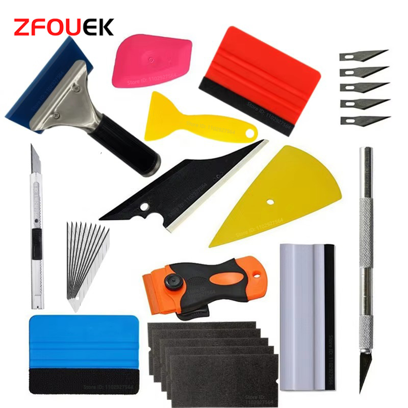 Fep Film - ZFOUEK 19/31Pcs Carbon Faser Auto Werkzeuge