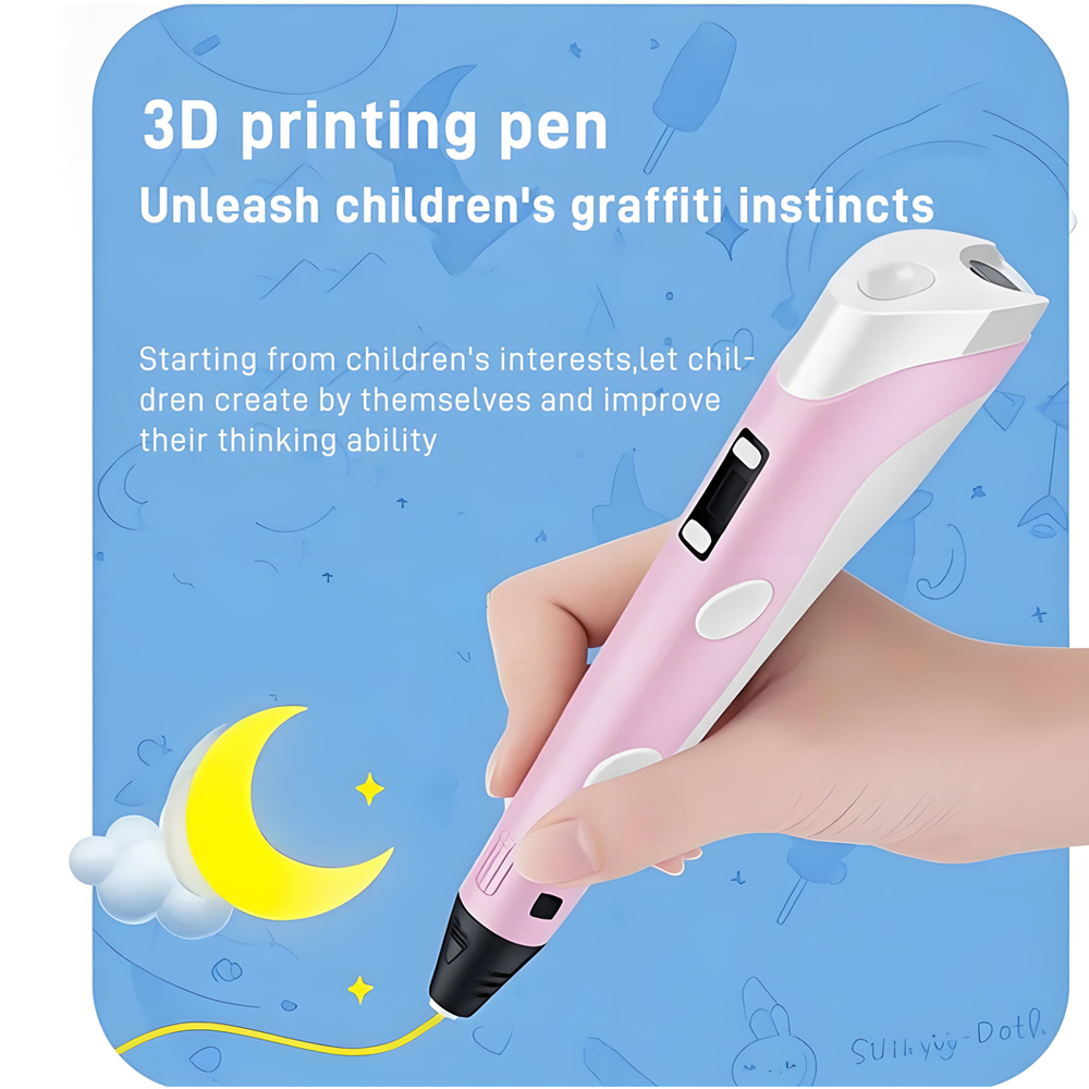 3D-Stift mit LCD-Bildschirm, k – Pla Filament Bewertung und Preis