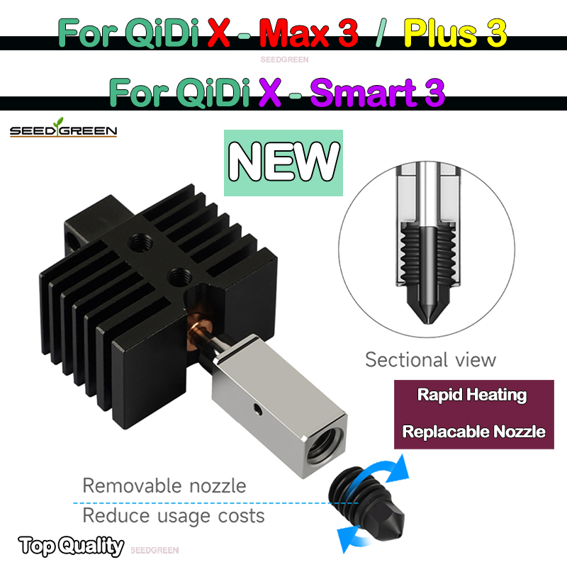 Hotend für Qidi X plus 3/X max – Hotend 0.4Mm Bewertung und Preis