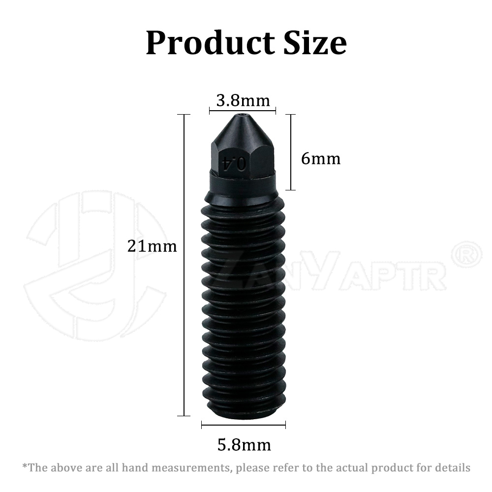 1–5 Stück Düse für Artillerie  – Hotend 0.4Mm Bewertung und Preis